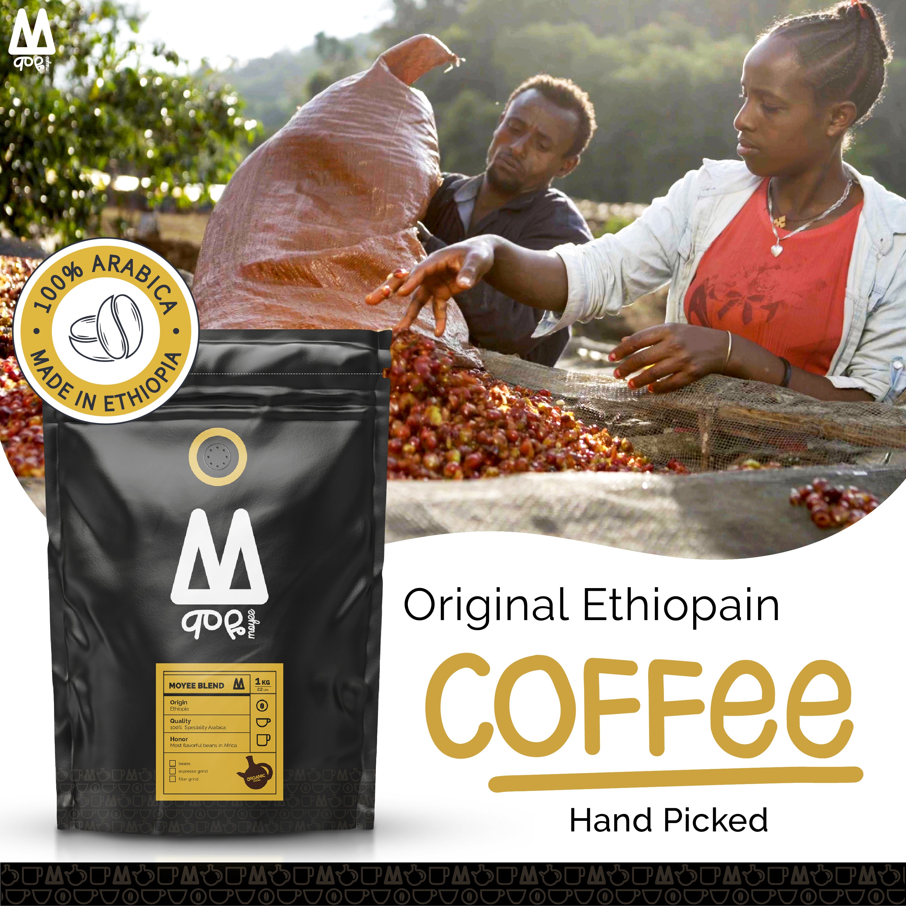 MOYEE Coffee – Ethiopian Roast Whole Bean